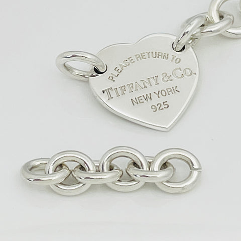 Return to Tiffany Heart Tag Choker Necklace Chain Links Repair Replacement Lengthen