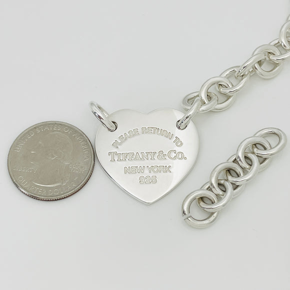 Return to Tiffany Heart Tag Necklace Chain Links Repair Replacement Lengthen
