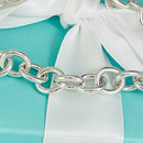 7" Small Tiffany & Co Classic Heart Tag Charm Bracelet in Silver-4