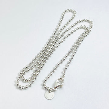 28" Tiffany & Co Bead Necklace Dog Chain - Men's Unisex in Sterling Silver