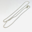 28" Tiffany & Co Bead Necklace Dog Chain - Men's Unisex in Sterling Silver-3