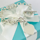 7" Small Tiffany Heart Tag Toggle Charm Bracelet Classic in Sterling Silver-3