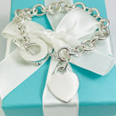 8.5" Tiffany Heart Tag Toggle Charm Bracelet Classic in Sterling Silver-6
