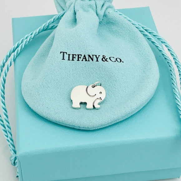 Tiffany & Co Elephant Never Forgets Charm or Pendant in Sterling Silver