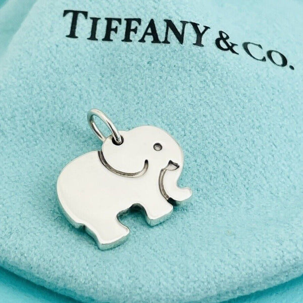 Elephant pendant necklace tiffany Clearance