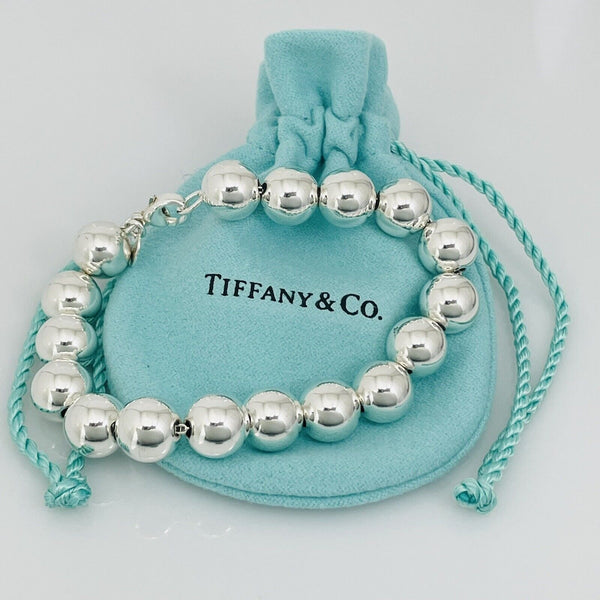 Tiffany HardWear Ball Bracelet in Sterling Silver 10mm Beads - 7.25" Small - 1