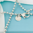 Tiffany & Co Layered Bead Chain Necklace 34 Inches-4