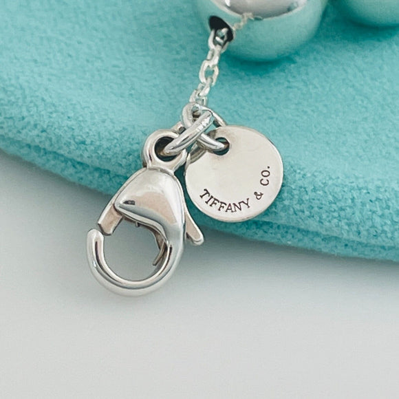 18" Tiffany & Co HardWear Graduated Bead Ball Necklace in Sterling Silver