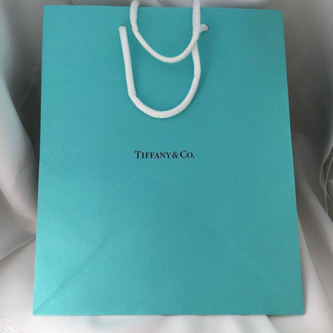 Tiffany & Co NEW Blue Shopping Bag Gift Bag 10" X 8" x 4" - 0