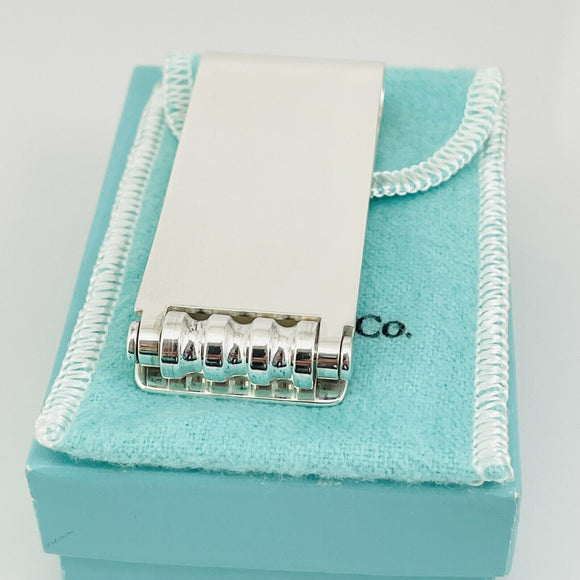 Tiffany & Co Groove Roller Money Clip by Paloma Picasso in Sterling Silver