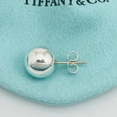 Tiffany Bead Earring Single Replacement Lost Silver Ball HardWear Stud 10mm-2