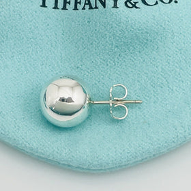 Tiffany Bead Earring Single Replacement Lost Silver Ball HardWear Stud 10mm - 0