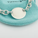 8" Please Return To Tiffany & Co Oval Tag Charm Bracelet in Sterling Silver - 6