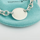 8" Please Return To Tiffany & Co Oval Tag Charm Bracelet in Sterling Silver-6