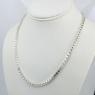 20” Tiffany & Co Venetian Box Link Necklace in Sterling Silver - Large Men’s Unisex - 0