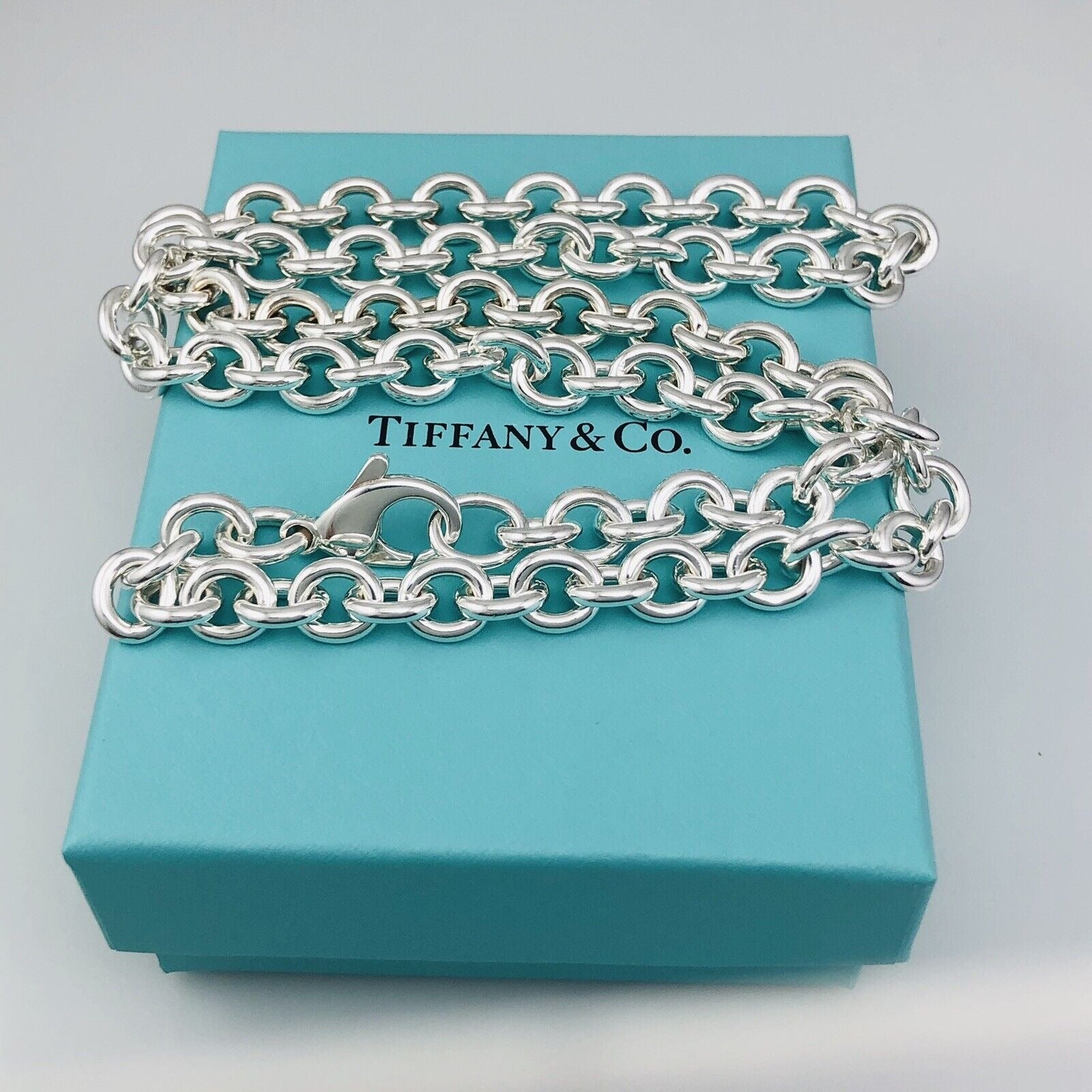 Tiffany HardWear - Double Link Pendant Necklace - BestFakeJewelry