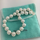 Tiffany HardWear Ball Bracelet in Sterling Silver 10mm Beads - 8" Large-5