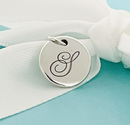 Tiffany Letter S Notes Alphabet Disc Pendant-3