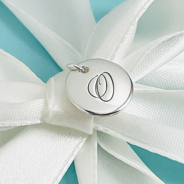Tiffany Letter O Notes Alphabet Disc Pendant - 0