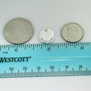 Tiffany Silver Letter D Alphabet Initial Round Circle Notes Charm Pendant-4